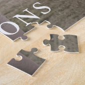 Passen getrouwd met liefdesinteresse Paar foto Jig Legpuzzel (Zijkant)