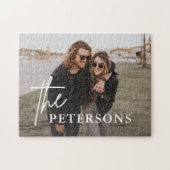 Passen getrouwd met liefdesinteresse Paar foto Jig Legpuzzel (Horizontaal)