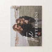 Passen getrouwd met liefdesinteresse Paar foto Jig Legpuzzel (Verticaal)