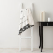 Passen getrouwd Mr. en Mrs. Personalized Wedding G Sherpa Deken (In situ)