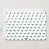 Passen getrouwd Nautical Anchor MERRY EN MARRIED P Feestdagenkaart (Achterkant)