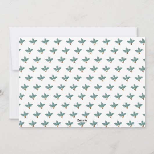 Passen getrouwd Nautical Anchor MERRY EN MARRIED P Feestdagenkaart (Achterkant)