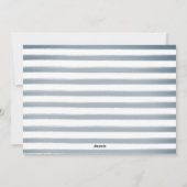 Passen getrouwd Nautical Wedding MERRY EN MARRIED Feestdagenkaart (Achterkant)