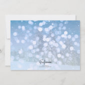 Passen getrouwd trouwden voor het eerst met Kerstm Kaart (Achterkant)