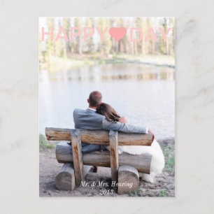 Passen getrouwd Valentijnsdag Kaart Foto Post Kaar