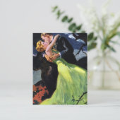 Passen getrouwd van de Romance van de  Liefde, Ver Briefkaart (Staand voorkant)