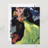 Passen getrouwd van de Romance van de  Liefde, Ver Briefkaart (Voorkant / Achterkant)