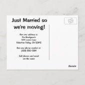 Passen getrouwd van de Romance van de  Liefde, Ver Briefkaart (Achterkant)