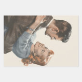 Passen getrouwd van de  Romance zullen we dansen? Inpakpapier Vel (Voorkant 3)