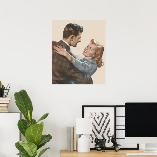 Passen getrouwd van de Romance zullen we dansen? Poster (Thuiskantoor)