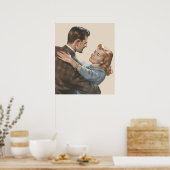 Passen getrouwd van de Romance zullen we dansen? Poster (Keuken)