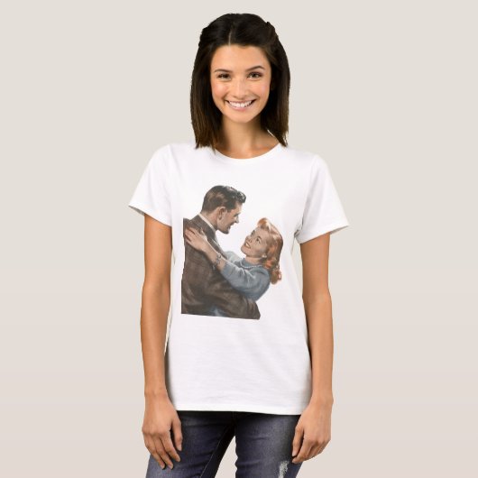 Passen getrouwd van de Romance zullen we dansen? T-shirt (Voorkant volledig)