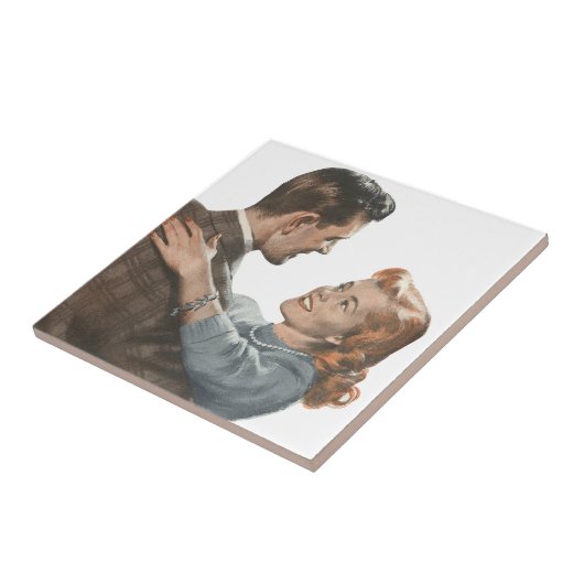 Passen getrouwd van de  Romance zullen we dansen? Tegeltje (Zijkant)