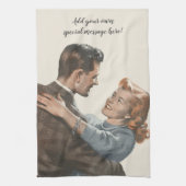 Passen getrouwd van de Romance zullen we dansen? Theedoek (Verticaal)