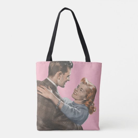 Passen getrouwd van de  Romance zullen we dansen? Tote Bag (Achterkant)