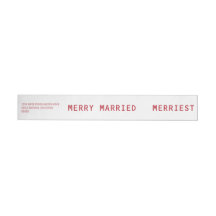 Passen getrouwd van het Merry Married Merriest Red