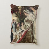  Passen getrouwd, Victoriaans bride Tossing Bouque Accent Kussen (Achterkant (Verticaal))