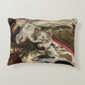  Passen getrouwd, Victoriaans bride Tossing Bouque Accent Kussen (Achterkant)