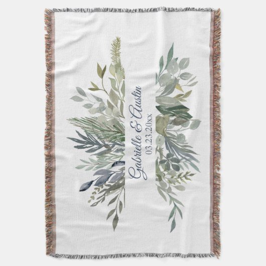 Passen getrouwd voor bosbouw deken (Voorkant Verticaal)