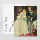  Passen getrouwd voor deco-weddenschappen Aankondigingskaart (Voorkant / Achterkant)