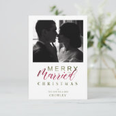 Passen getrouwd voor fijne kerst en gevarieerd ker (Staand voorkant)