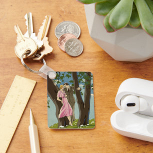 Passen getrouwd voor  kunst Deco Love en Romance Sleutelhanger