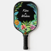 Passen getrouwd voor Tropische bruiloft van Hawaii Pickleball Paddle (Voorkant)
