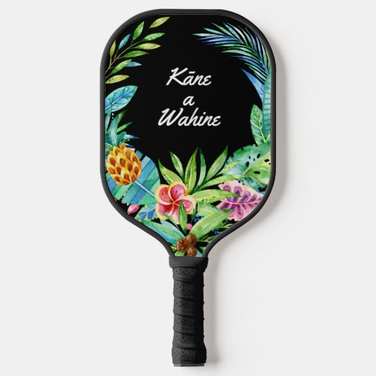 Passen getrouwd voor Tropische bruiloft van Hawaii Pickleball Paddle (Voorkant)