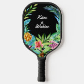 Passen getrouwd voor Tropische bruiloft van Hawaii Pickleball Paddle (Achterkant)