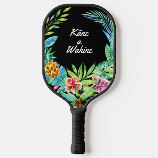 Passen getrouwd voor Tropische bruiloft van Hawaii Pickleball Paddle (Achterkant)