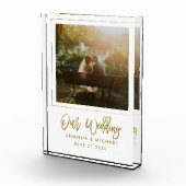 Passen getrouwd voor weddenschappen met Gift Keepo Fotoblokken (Rechts)