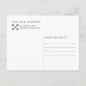 Passen getrouwd we hebben de sleutel tot het nieuw aankondigingskaart (Achterkant)