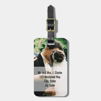 Passen getrouwd Wedding Foto Persoonlijke Bagagela Bagagelabel