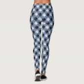 Passen op blauw-grijs leggings (Achterkant)
