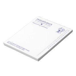 Passend bij het briefhoofd van de Stamp Great Dane Notitieblok