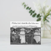 Passend Briefkaart voor sociale vervorming (Staand voorkant)