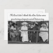 Passend Briefkaart voor sociale vervorming (Voorkant / Achterkant)