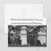 Passend Briefkaart voor sociale vervorming (Voorkant / Achterkant)