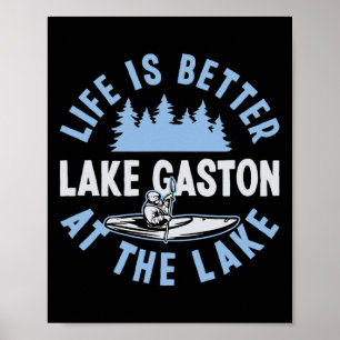 Passend Lake Gaston Vakantie Leven Is Beter Bij Th Poster