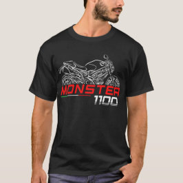 Passend op Ducati Monster 1100 2009-2013 T-shirt