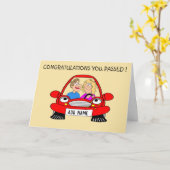 Passend rijexamenkaart kaart (Gele Bloem)