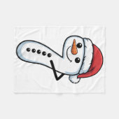 Passende 67 Sneeuwman Koppel Kerst Meme - Nummer Fleece Deken (Voorkant (Horizontaal))