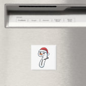 Passende 67 Sneeuwman Koppel Kerst Meme - Nummer Magneet (Insitu (Vaatwasser))
