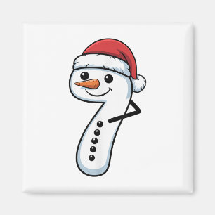 Passende 67 Sneeuwman Koppel Kerst Meme - Nummer Magneet