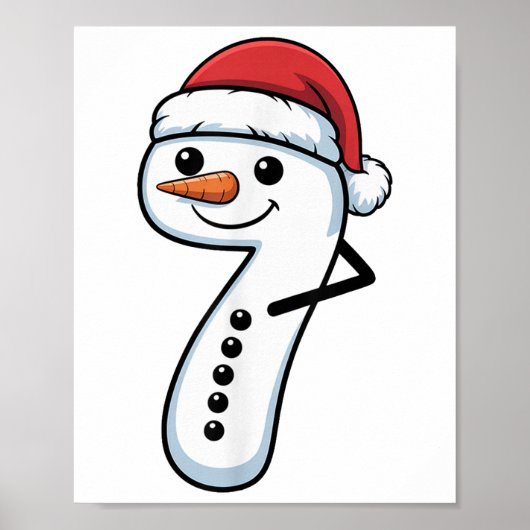 Passende 67 Sneeuwman Koppel Kerst Meme - Nummer Poster (Voorkant)