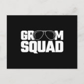 Passende bruidsjonkers groep squad vrijgezellenfee briefkaart (Voorkant)