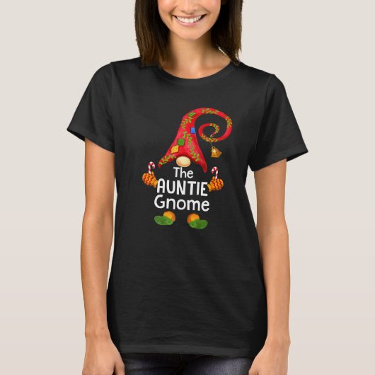 Passende Familie De Oom Gnome Kerstmis Pj Groep T-shirt (Voorkant)