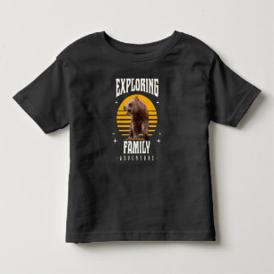 Passende familie vakantie beer avontuur stijl kinder shirts