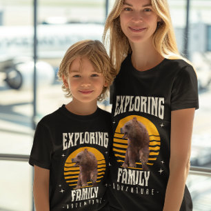 Passende familie vakantie beer avontuur stijl Tri-Blend shirt