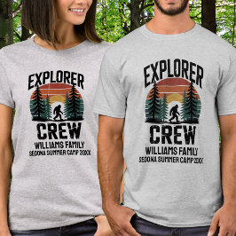 Passende gezinsvakantie Kamp BigFoot Explorer Cre T-shirt